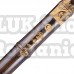 Flaut Instrument atnic chinezesc din Bambus negru (Bawu)